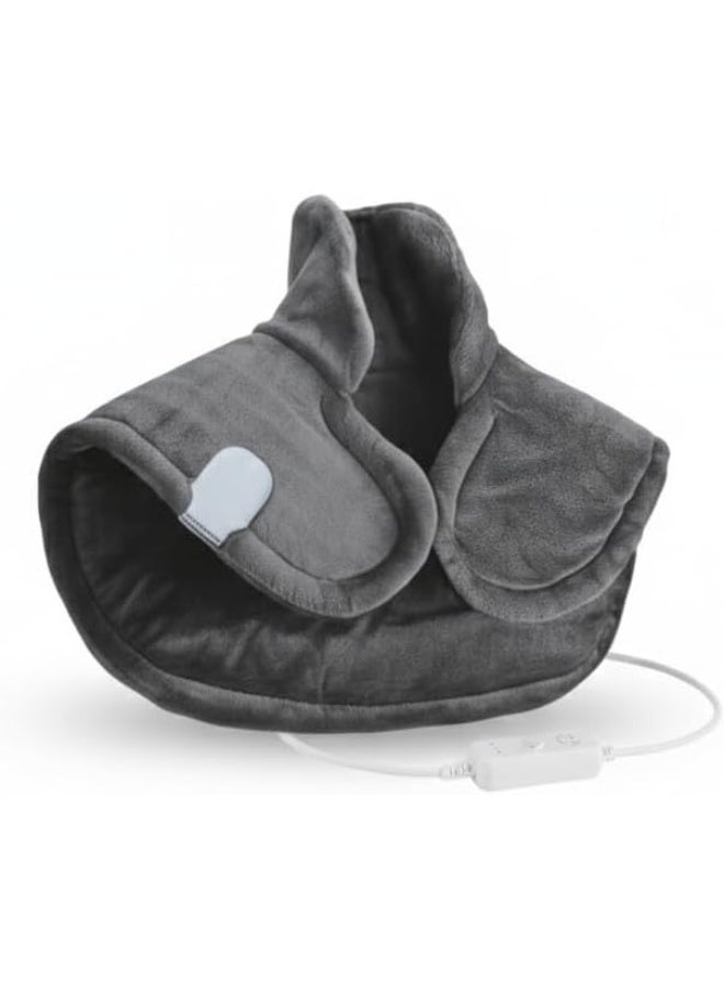 وسادة حرارية طبية لآلام الأكتاف والرقبة - لتخفيف الآلام الناتجة عن الإجهاد والتوتر - إعدادات حرارة قابلة للتعديل مع إيقاف تلقائي - تصميم مريح لراحة العضلات العميقة - Image 1